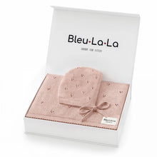 Load image into Gallery viewer, 100% Organic Cotton Blanket + Hat Set