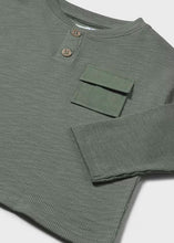 Load image into Gallery viewer, Baby Boy Green Henley