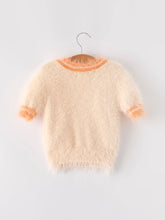 Load image into Gallery viewer, Short Sleeve Pumpkin Sweater