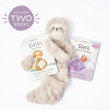 Load image into Gallery viewer, Sloth's Routines Plush Snuggler Set - with 2 Books