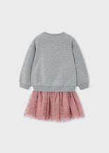 Load image into Gallery viewer, Girl Sweatshirt and Tulle Skirt Set