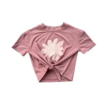 Load image into Gallery viewer, Girls Front Tie Shirt