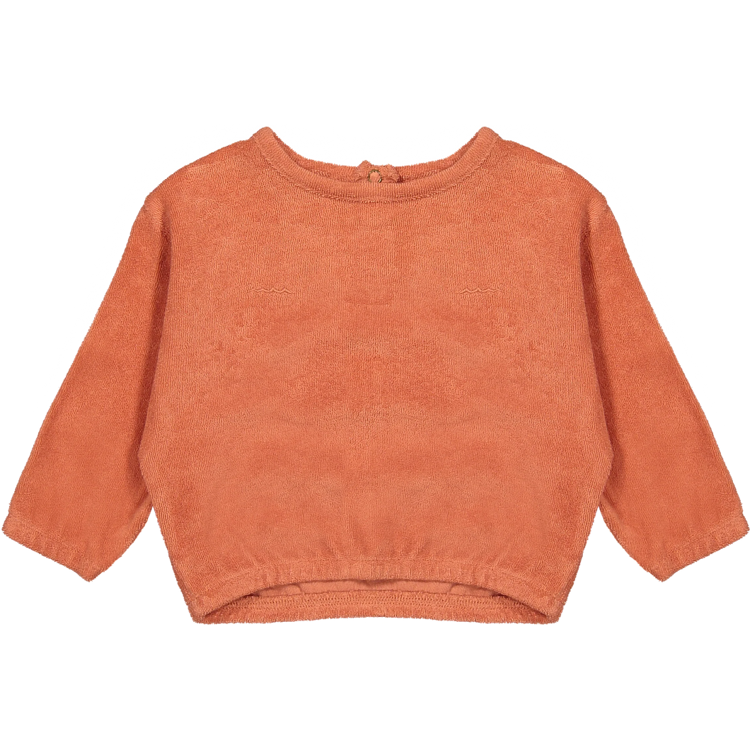 Molly Apricot Terry Sweater