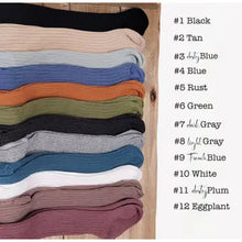 Load image into Gallery viewer, Ribbed Tights Stockings