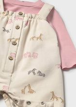 Load image into Gallery viewer, Pink Zoo Coverall Set