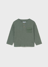 Load image into Gallery viewer, Baby Boy Green Henley