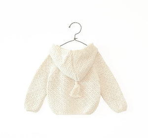 Knitted Button Hoodie