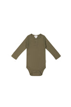 Load image into Gallery viewer, Organic Cotton Modal Long Sleeve Bodysuit