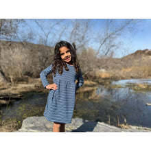 Load image into Gallery viewer, Navy Madigan Dress
