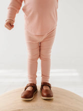 Load image into Gallery viewer, Ribbed Legging-Rose