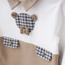 Load image into Gallery viewer, Plaid Bear Outfit Set