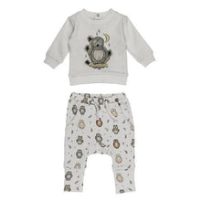 Load image into Gallery viewer, Owl Hoo? | Organic Sweatshirt & Jogger Set