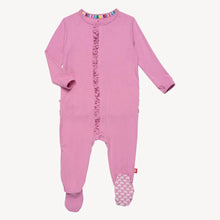 Load image into Gallery viewer, Solid Color Ruffle Footie