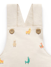 Load image into Gallery viewer, Llama Overalls Set