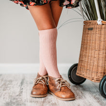Load image into Gallery viewer, Shades of Pink Cable Knit Socks