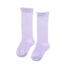 Load image into Gallery viewer, Pastel Lace Top Knee High Socks