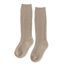 Load image into Gallery viewer, Basics Cable Knit Socks
