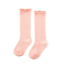 Load image into Gallery viewer, Pastel Lace Top Knee High Socks