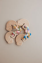 Load image into Gallery viewer, Rainbow Wooden Teether