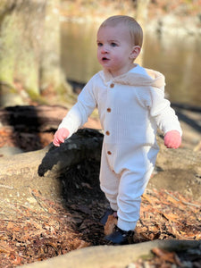Bailey Knit Hooded Romper