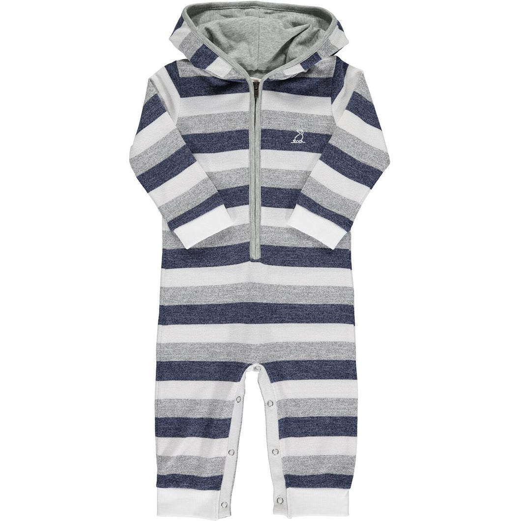 TEFANO Knitted Hooded Romper