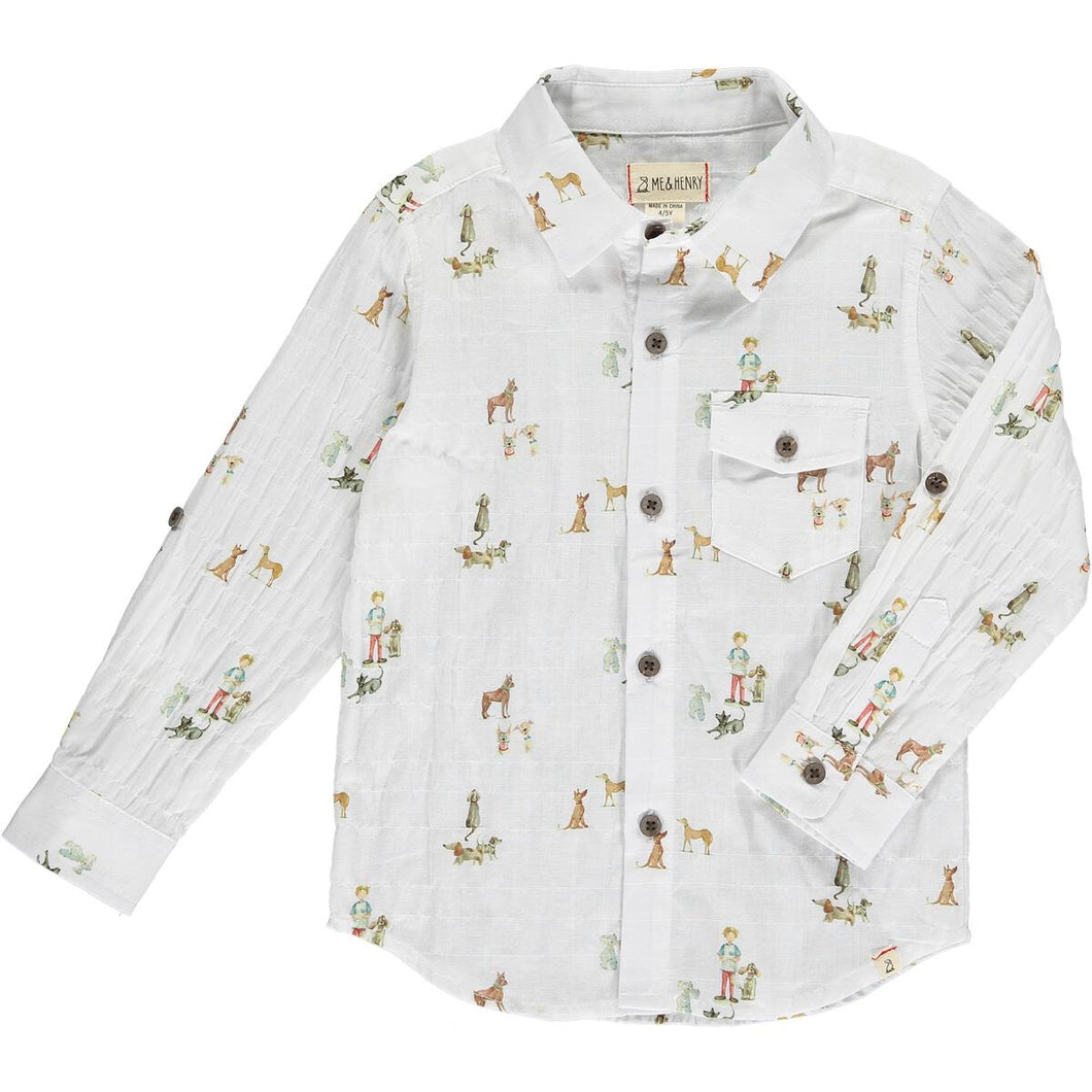 Long Sleeve Printed Shirt