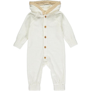 Bailey Knit Hooded Romper