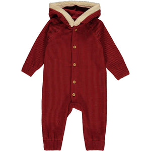 Bailey Knit Hooded Romper