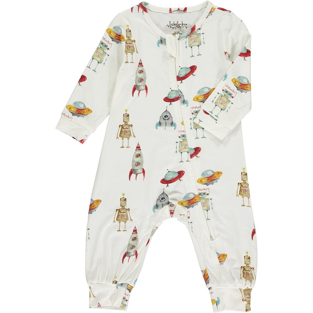 Holiday Toyland Zipper Romper