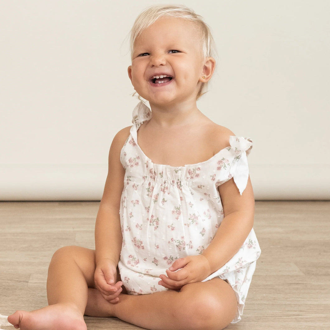 English Roses Bubble Romper