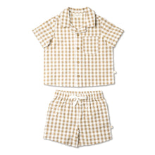 Load image into Gallery viewer, Brown Checkered Outfit Set
