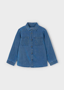 Boys Denim Button Up