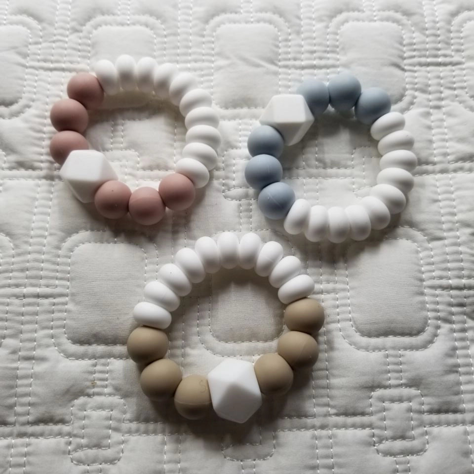 Silicone Beads Teething Ring