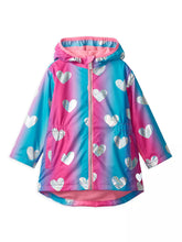 Load image into Gallery viewer, Fun Hearts Microfiber Raincoat
