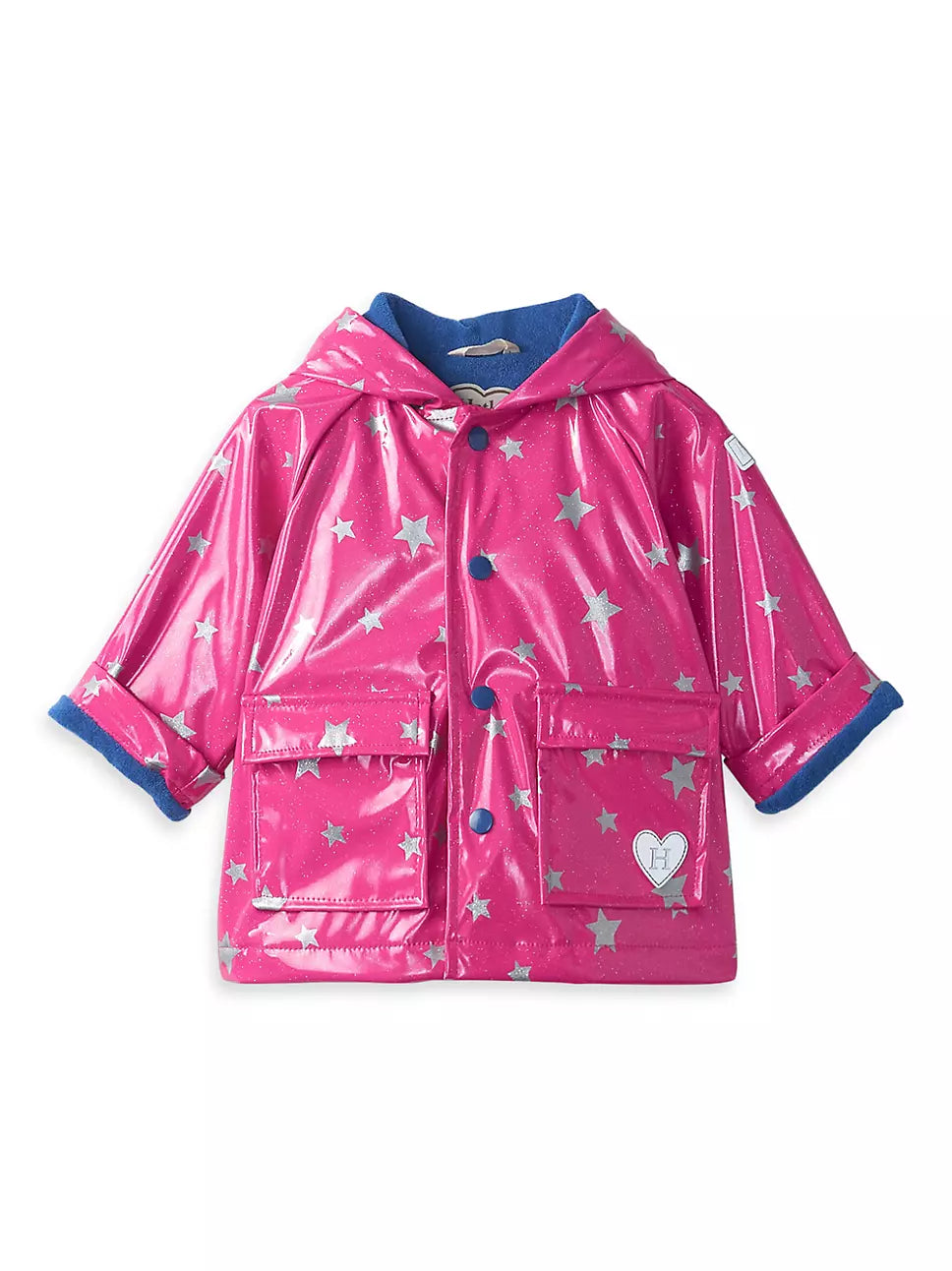 Glitter Stars Baby Raincoat