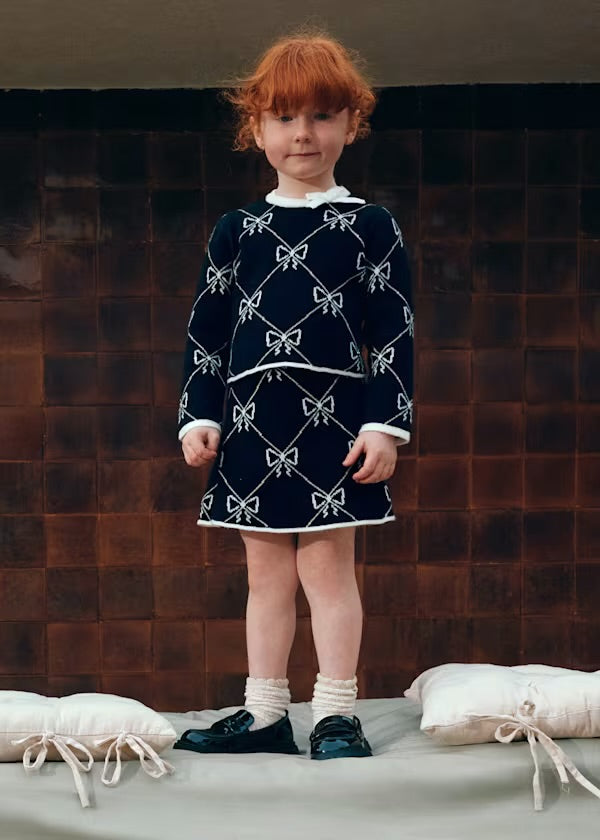 Girl Bow Skirt Set