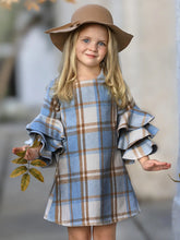 Load image into Gallery viewer, Plaid Ruffle Dress
