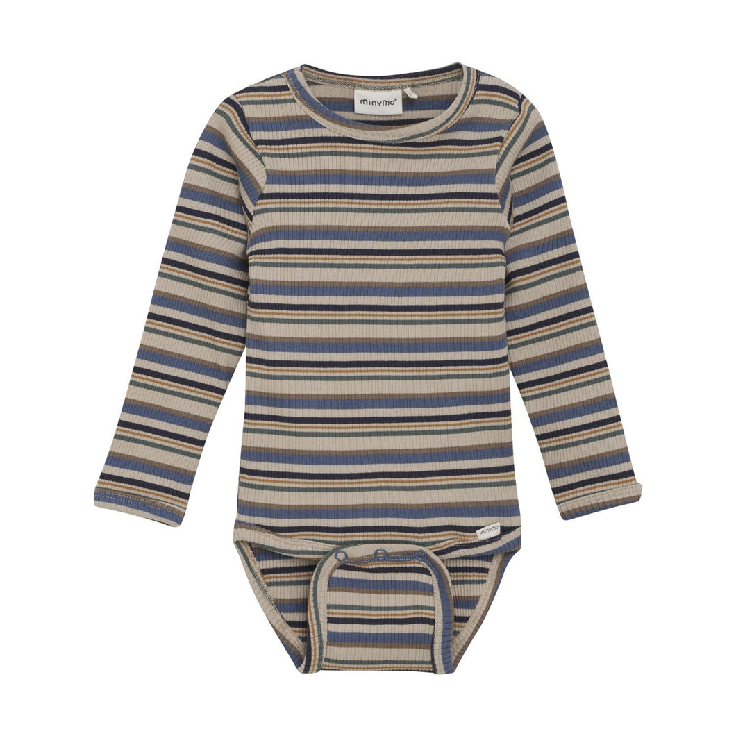 Striped Long Sleeve Onesie