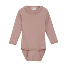 Load image into Gallery viewer, Girls Long Sleeve Ribbed Onesie
