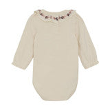 Load image into Gallery viewer, Ruffle Collar Long Sleeve Onesie
