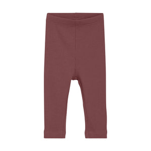 Baby Girls Ribbed Leggings