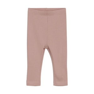 Baby Girls Ribbed Leggings