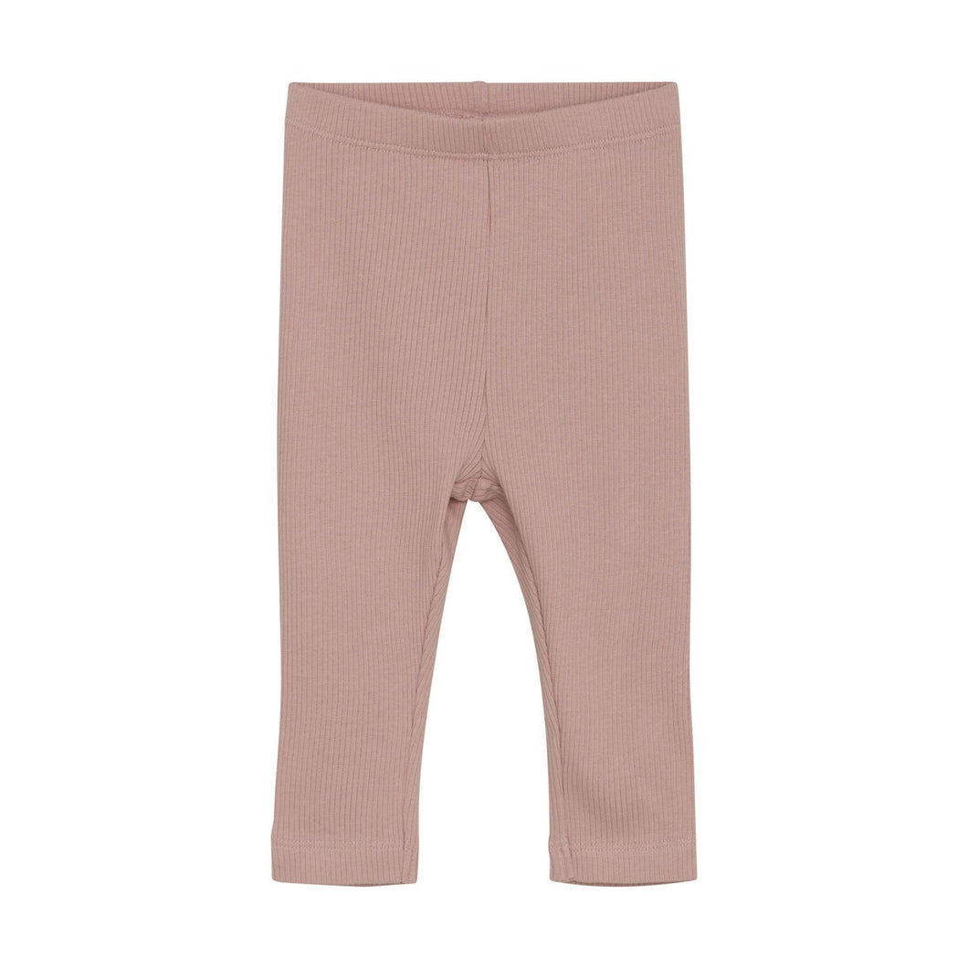 Baby Girls Ribbed Leggings