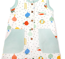 Load image into Gallery viewer, Veggies Pocket Romper
