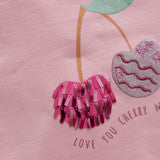 Load image into Gallery viewer, Cherry Ruffle Shirt
