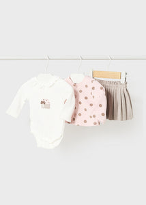 Polka Dot 3 Piece Outfit Set