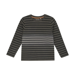 Grey Striped Long Sleeve