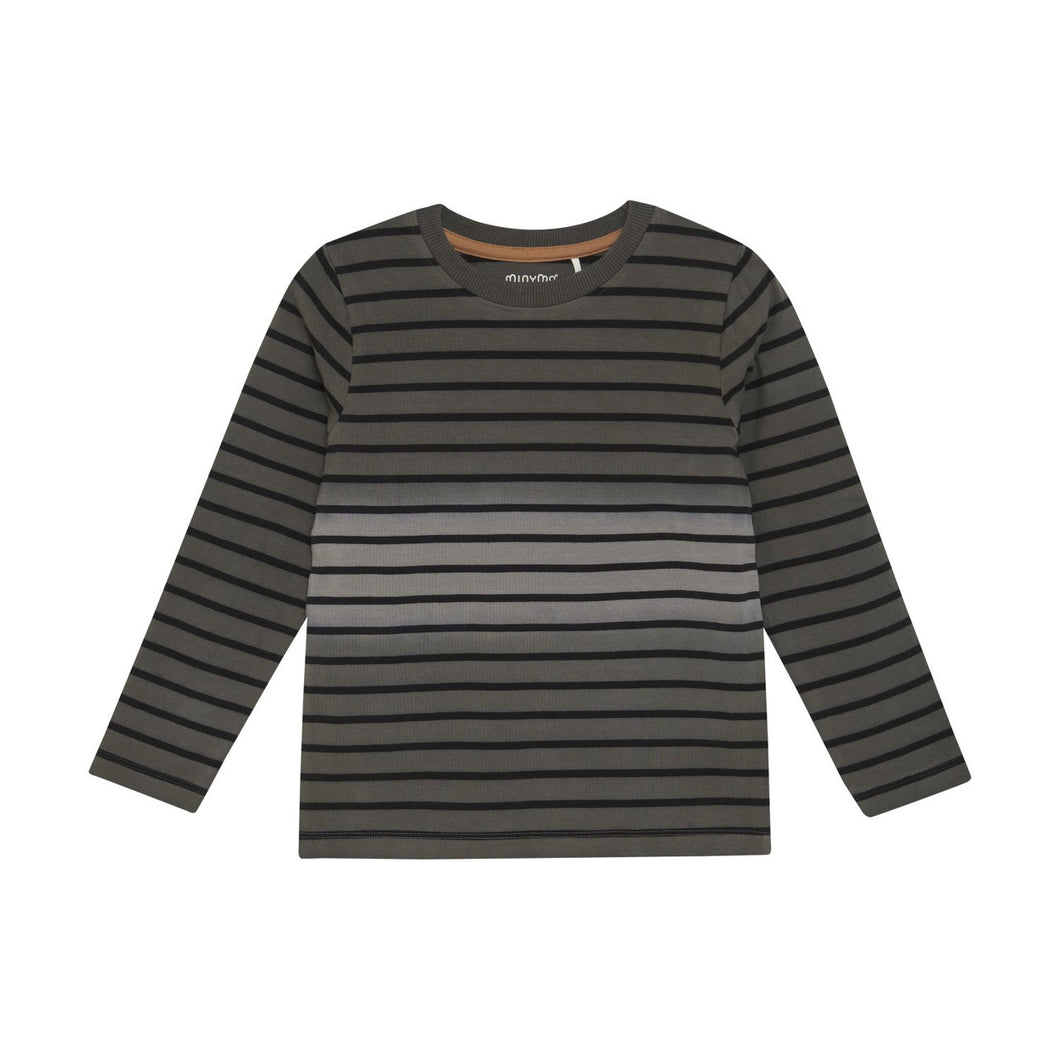 Grey Striped Long Sleeve
