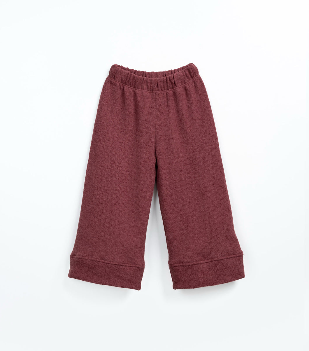 Fleece Wide Leg Sweat Pant