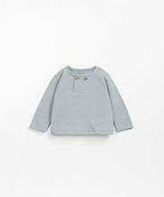 Load image into Gallery viewer, Blue Double Button Tee
